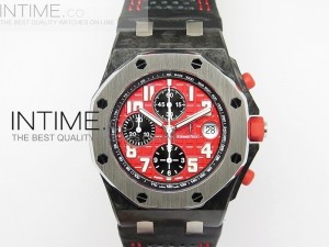 Royal Oak Offshore Singapore Grand Prix Forged Carbon Best Edition on Leather Strap A7750